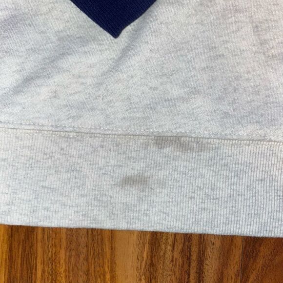 Old Navy Navy Cream & Red Color Block Crew Sweatshirt Women Size S - Picture 5 of 6